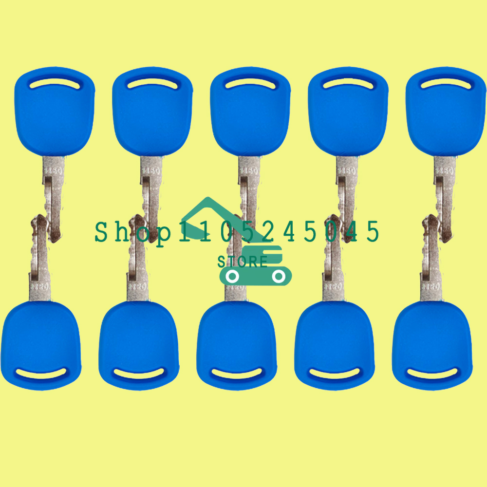 Heavy Equipment Excavator - 10/5/1PCS 14601 New blue Key for