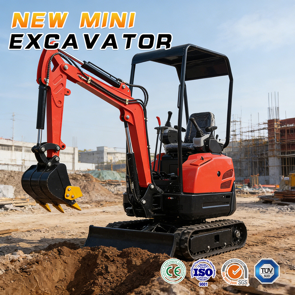 2 Ton Mini Excavator EPA Euro  - Heavy Equipment Excavator 리뷰 및 가격