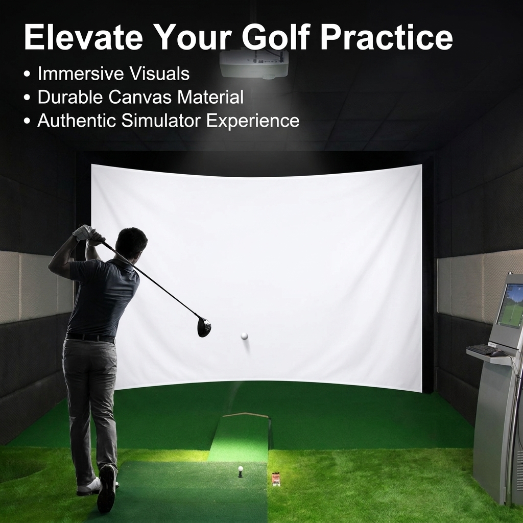 Indoor Golf Simulator Screen H - Heavy Equipment Simulator 리뷰 및 가격
