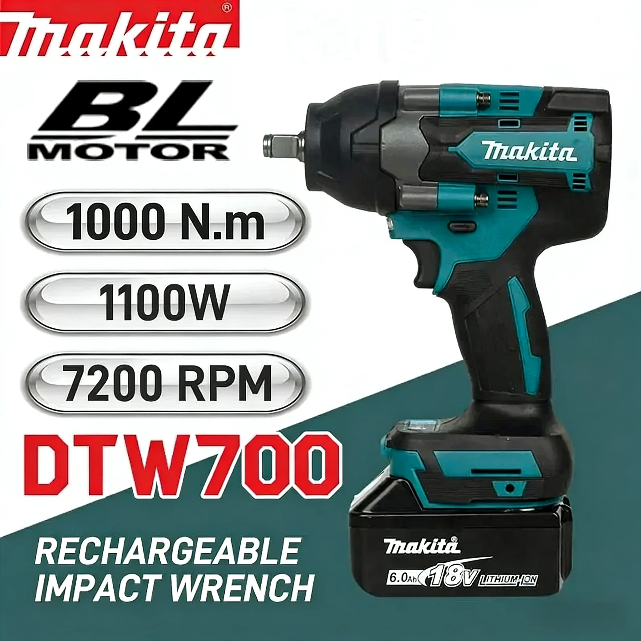 Makita DTW700 18V LXT Brushles - Heavy Equipment Battery 리뷰 및 가격
