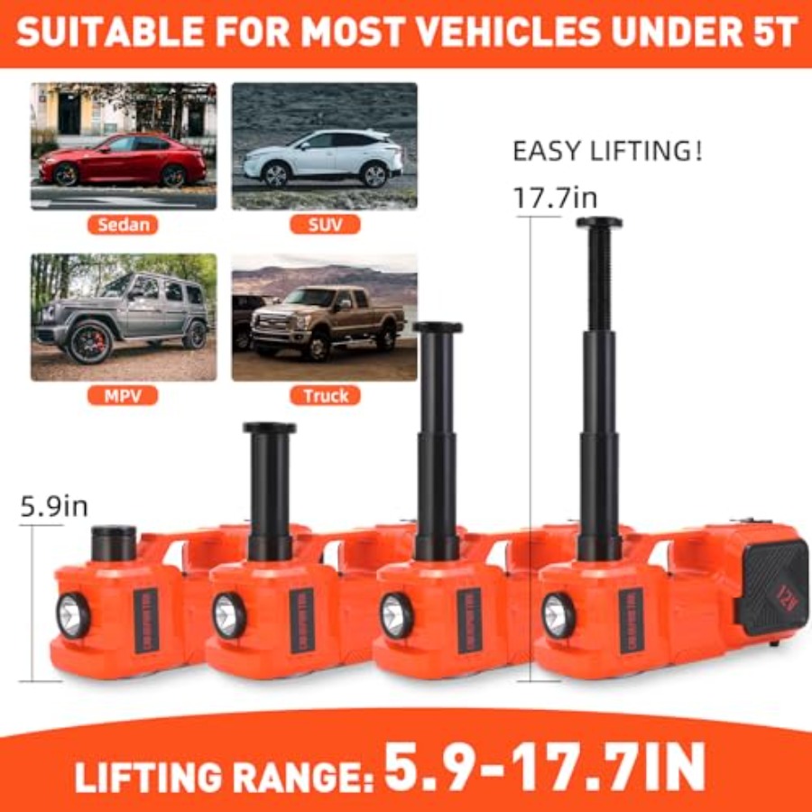 Electric Car Jack Set 5 Ton Hy - Hydraulic Floor Jack 리뷰 및 가격