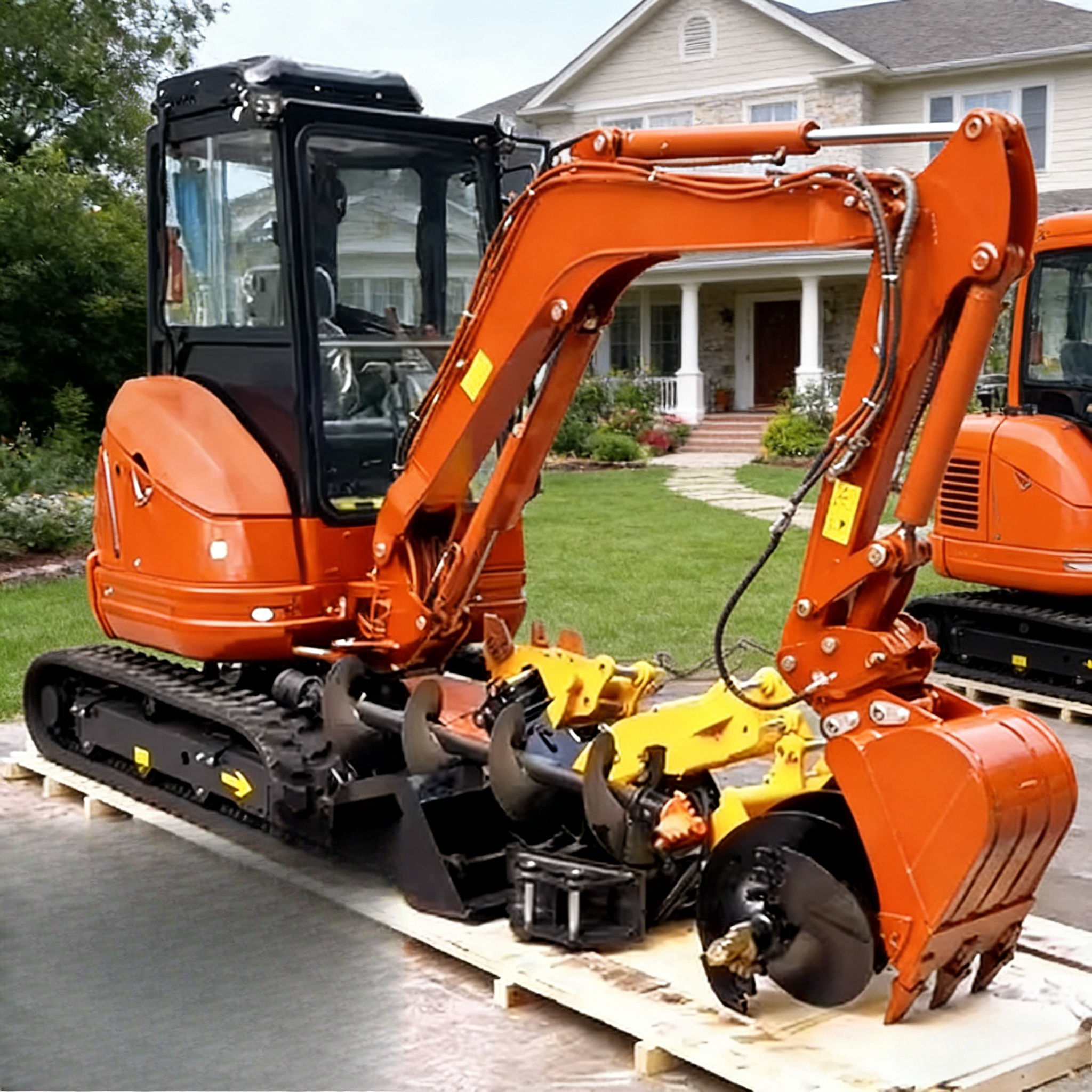EPA/CE 3.5 Ton Mini Excavator  - Heavy Equipment Excavator 리뷰 및 가격